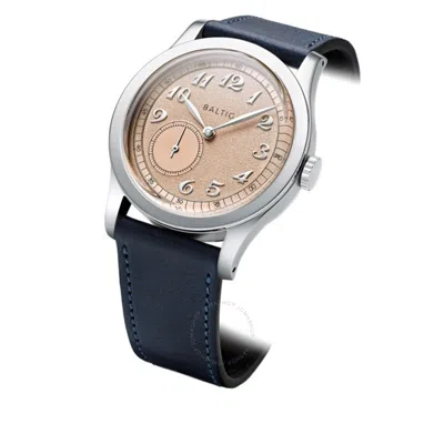 Baltic Mr01 Automatic Champagne Dial Unisex Watch Mr01salmon In Blue / Champagne