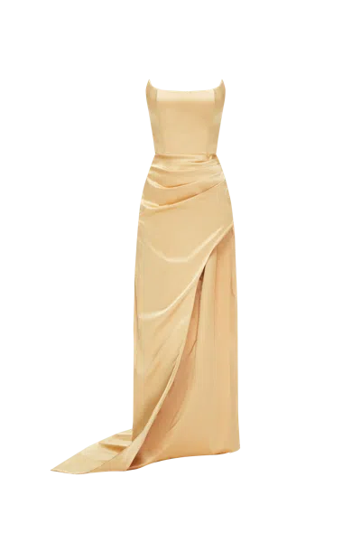 Balykina Anastasia Maxi Dress Gold