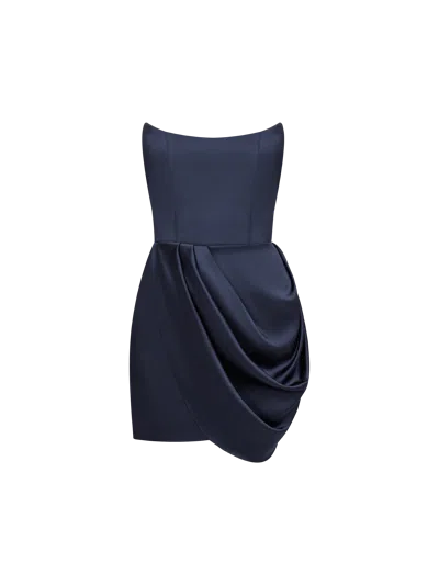 Balykina Anastasia Soft Dress Navy Blue