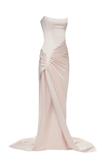 Balykina Fiori Maxi Dress In Pink