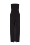 BALYKINA MAXI DRESS WITH A CUT BLACK