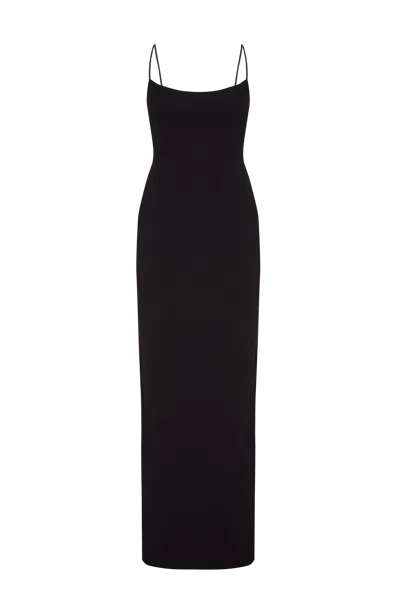 Balykina Maxi Dress With Straps Black