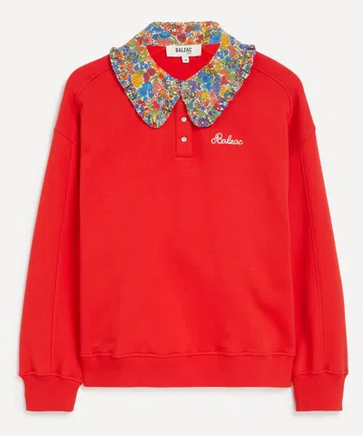 Balzac  Paris Balzac Paris Women's Tammy Liberty Print Collared Sweatshirt
