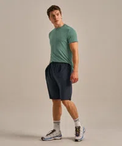 Bam Align Shorts Navy Marl In Blue