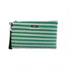 Bam Bags Carry All Bag In Emerald/silver In Multi