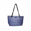 Bam Bags Flat Bottom Tote Bag In Powder Blue In Blue