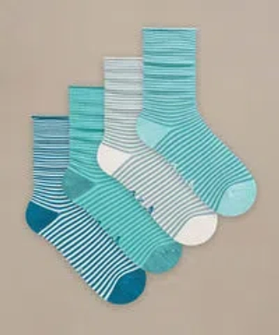 Bam Everyday Roll Top Socks In ["green"]