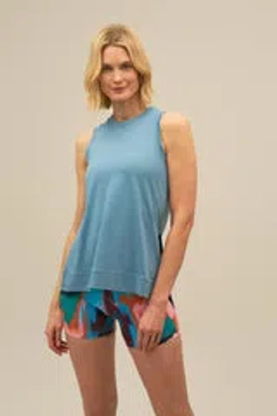 Bam Women's Pluma Training Tank In Blue