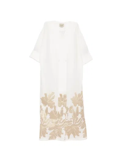 Bambah Abaya Maxi Dress In White