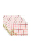Bambah Amore Placemats (set Of Six) In Neutral