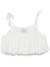 Bambah Antalia Bubble Top In White