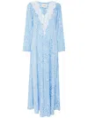 Bambah Blue Azalea Maxi Dress In Blue