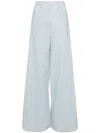 Bambah Blue Striped Kate Pants In White