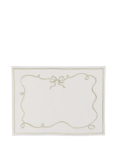 Bambah Bow Charm Placemat In Multi