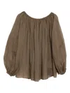 Bambah 페트라 블라우스 In Brown