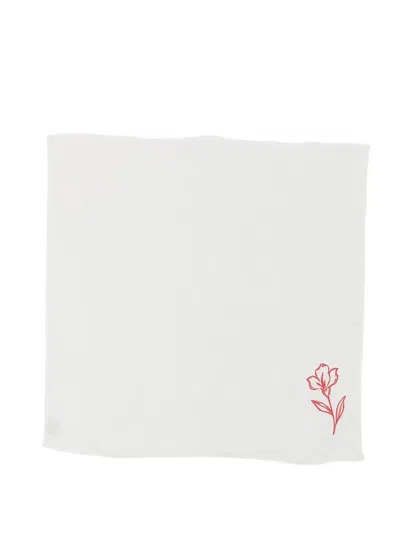 Bambah Camilia Solo Napkin In White