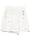Bambah Chloe Crochet Shorts In White