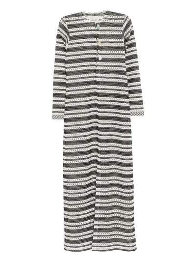 Bambah Crochet Maxi Dress In Black