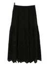 Bambah Eyelet Maxi Skirt In Black
