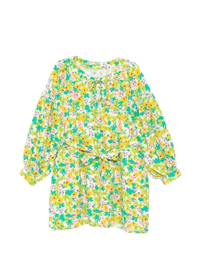 Bambah Fiona Selva Mini Dress In Green