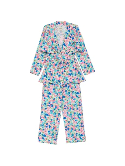 Bambah Fiona Trench Set In Blue