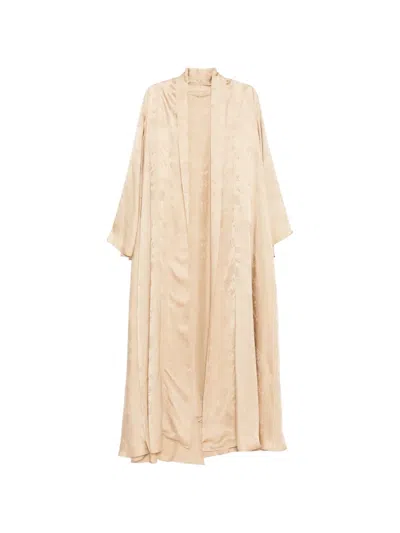 Bambah Floral-print Maxi Dress In Neutral