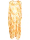 Bambah Gardenia Maxi Dress In Yellow