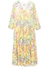 Bambah Haya Aza Kaftan In Green