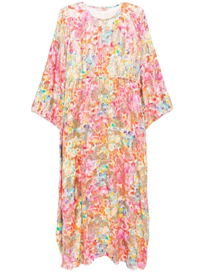 Bambah Haya Kaftan In Red