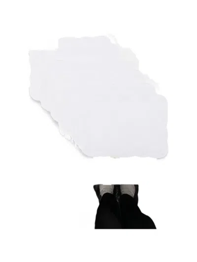 Bambah Heart Doily Placemats (set Of Six) In White
