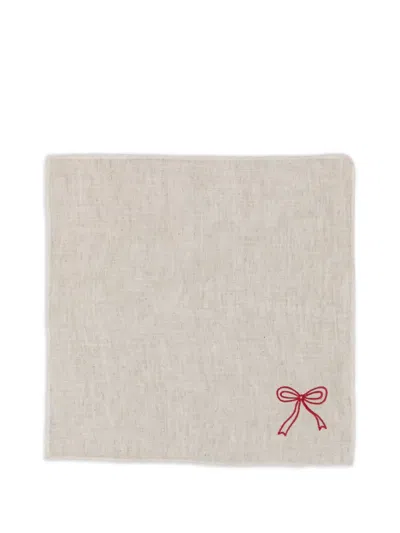 Bambah Jollie Bow Napkin In Gold