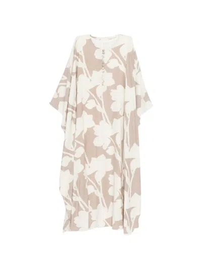 Bambah Kaftan Dress (set Of Two) In Neutral