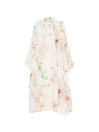 Bambah Kaftan Dress (set Of Two) In Pink