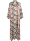 Bambah Kaleidoscopic Kaftan In Red