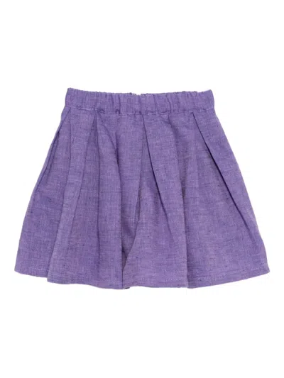 Bambah Kids' Linen Skirt In Multi