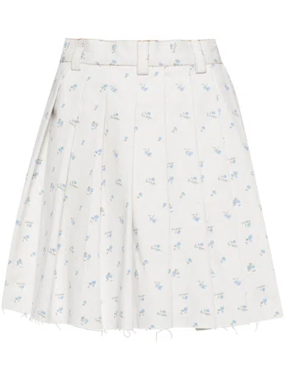 Bambah Marigold Skirt In White
