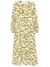Bambah Moza Kaftan In Green
