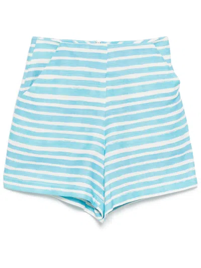 Bambah Olivia Striped Short In Blue