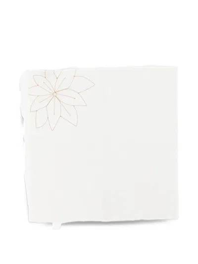 Bambah Petal Napkin In White