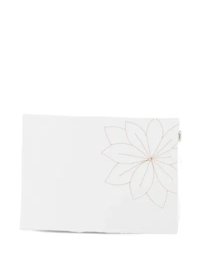 Bambah Petal Placemat In White