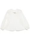 Bambah Petra Motif Blouse In White
