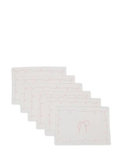 Bambah Regent Placemats (set Of Six) In Neutral