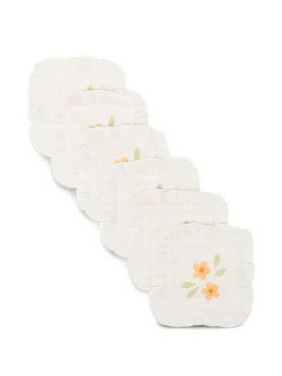 Bambah Rosalie Coasters (set Of Six) In White