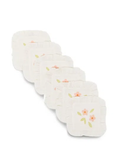 Bambah Rosalie Coasters In White