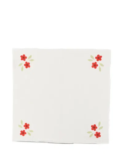 Bambah Rosalie Napkin In White