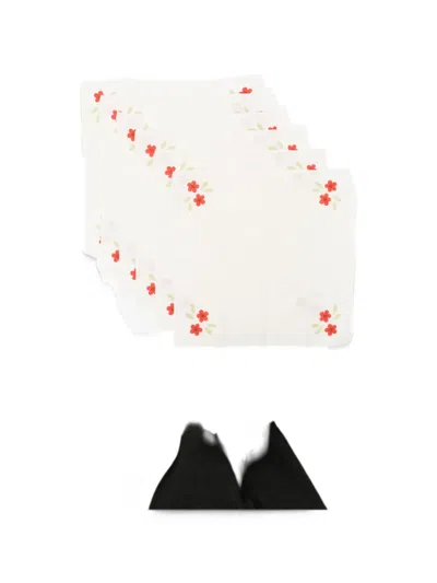 Bambah Rosalie Napkins (set Of Six) In Pink
