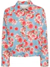 Bambah Rose Denim Jacket In Blue