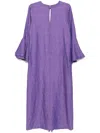 Bambah Ruffle Kaftan In Purple