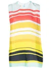 Bambah Gestreifte Tunika In Multicolour