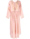 Bambah Stud-embellished Kaftan Dress In Pink